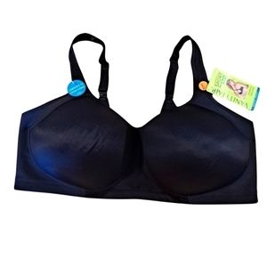 NWT Vanity Fair Moisture Wicking Breathable Convertable CrissCross Sports Bra